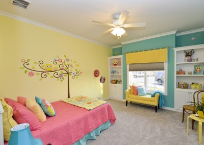 Bedroom with Built-in Cabinets