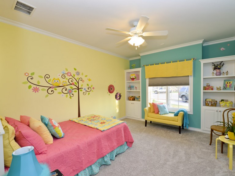 Bedroom with Built-in Cabinets